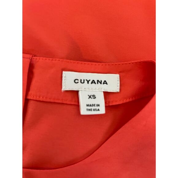 Cuyana Drawstring Shirt in Lipstick Size X-Small - Picture 5 of 7